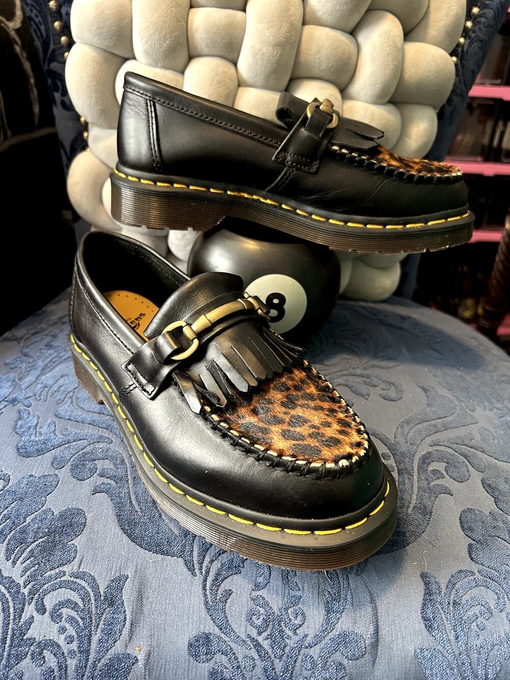 Dr Martens Tiger Print Snaffle Loafer size 7/EU 38